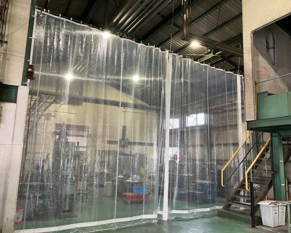 ビニールカーテン設置の設置工事事例｜静岡スマートファクトリ―.com